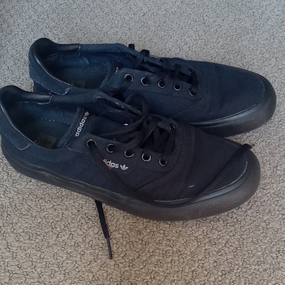 Adidas Original 3MC Vulc triple Black Mens 6.5